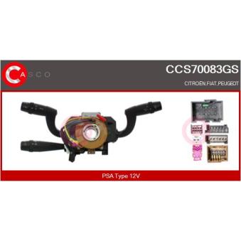 Commutateur de colonne de direction CASCO CCS70083GS