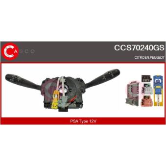 Commutateur de colonne de direction CASCO [CCS70240GS]