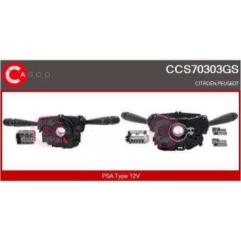 Commutateur de colonne de direction CASCO [CCS70303GS]