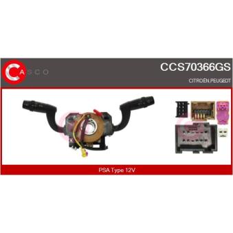 Commutateur de colonne de direction CASCO [CCS70366GS]
