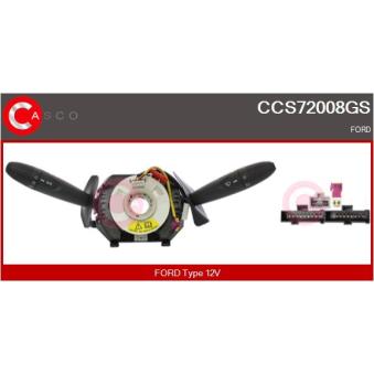 Commutateur de colonne de direction CASCO CCS72008GS pour AUDI A5 1.3 TDCi - 75cv