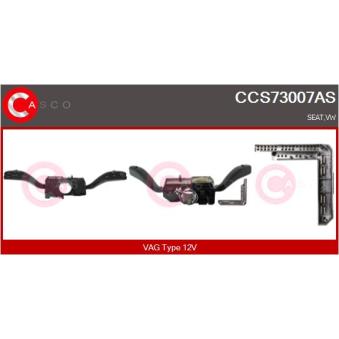 Commutateur de colonne de direction CASCO CCS73007AS pour VOLKSWAGEN POLO 1.4 16V - 75cv