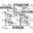 FEBEST 0575-CX7F - Kit de réparation, étrier de frein