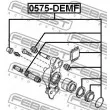 FEBEST 0575-DEMF - Kit de réparation, étrier de frein