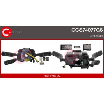 Commutateur de colonne de direction CASCO [CCS74077GS]