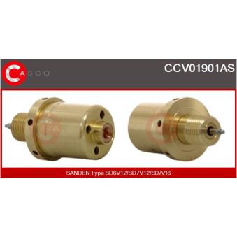 Valve de réglage, compresseur CASCO [CCV01901AS]