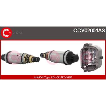 Valve de réglage, compresseur CASCO [CCV02001AS]