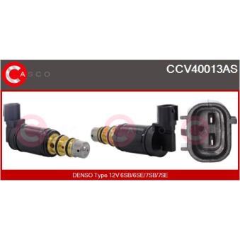 Valve de réglage, compresseur CASCO [CCV40013AS]