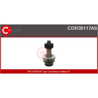Pignon, démarreur CASCO [CDR35117AS]