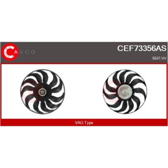 Ventilateur, refroidissement du moteur CASCO [CEF73356AS]