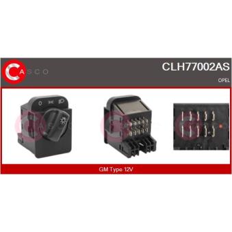 Interrupteur, lumière principale CASCO [CLH77002AS]