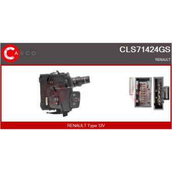 Commutateur de colonne de direction CASCO CLS71424GS pour LEXUS ES 1.5 DCI - 110cv