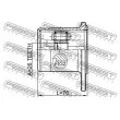 FEBEST 0711-SX4R - Embout de cardan avant (kit de réparation)