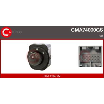 Commande, ajustage du miroir CASCO [CMA74000GS]