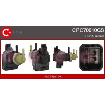 Transmetteur de pression, controle des gaz d'échappement CASCO [CPC70010GS]
