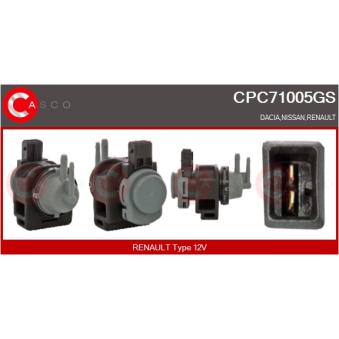 Transmetteur de pression, controle des gaz d'échappement CASCO [CPC71005GS]