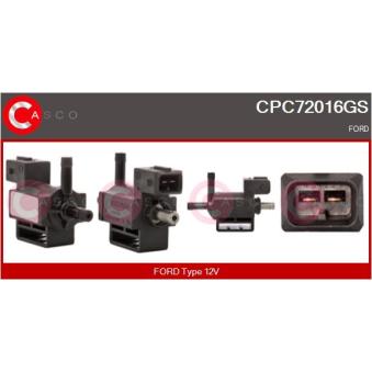 Transmetteur de pression, controle des gaz d'échappement CASCO [CPC72016GS]