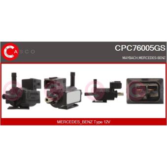 Transmetteur de pression, controle des gaz d'échappement CASCO [CPC76005GS]