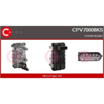 Élément d'ajustage, turbocompresseur CASCO [CPV70008KS]