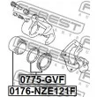FEBEST 0775-GVF - Kit de réparation, étrier de frein
