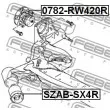 FEBEST 0782-RW420R - Moyeu de roue arrière