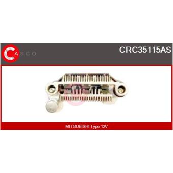 Pont de diodes, alternateur CASCO [CRC35115AS]