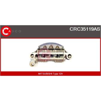 Pont de diodes, alternateur CASCO [CRC35119AS]