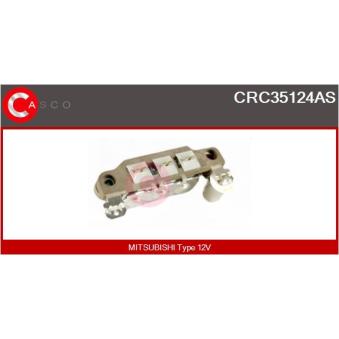 Pont de diodes, alternateur CASCO [CRC35124AS]