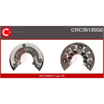 Pont de diodes, alternateur CASCO [CRC35135GS]