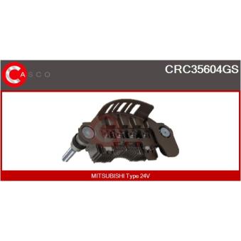 Pont de diodes, alternateur CASCO [CRC35604GS]