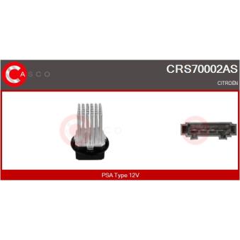 Résistance, pulseur d'air habitacle CASCO CRS70002AS