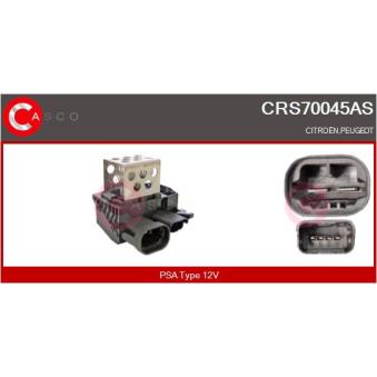 Résistance du ventilateur de radiateur CASCO CRS70045AS