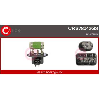 Résistance du ventilateur de radiateur CASCO [CRS78043GS]