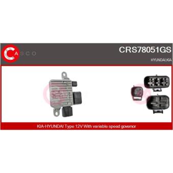 Résistance du ventilateur de radiateur CASCO [CRS78051GS]
