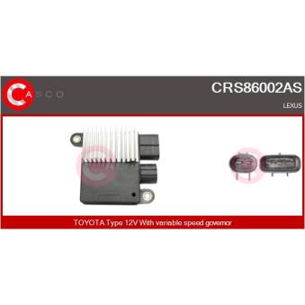 Résistance du ventilateur de radiateur CASCO [CRS86002AS]