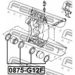 FEBEST 0875-G12F - Kit de réparation, étrier de frein