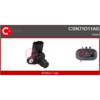 Capteur, position d'arbre à cames CASCO [CSN71D11AS]