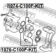 FEBEST 1074-C100F-KIT - Boulon de guidage, étrier de frein