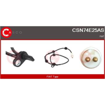 Capteur, vitesse de roue CASCO [CSN74E25AS]