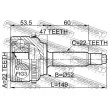 FEBEST 1110-007A47 - Embout de cardan avant (kit de réparation)