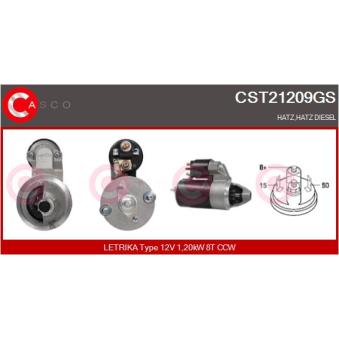 Démarreur CASCO [CST21209GS]