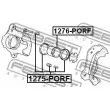 FEBEST 1275-PORF - Kit de réparation, étrier de frein