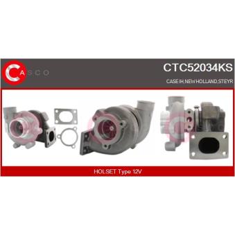 Turbocompresseur, suralimentation CASCO [CTC52034KS]