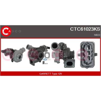 Turbocompresseur, suralimentation CASCO [CTC61023KS]
