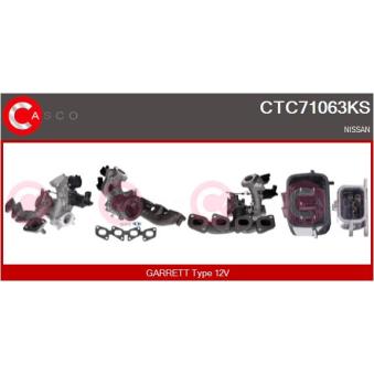 Turbocompresseur, suralimentation CASCO [CTC71063KS]