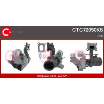 Turbocompresseur, suralimentation CASCO [CTC72050KS]