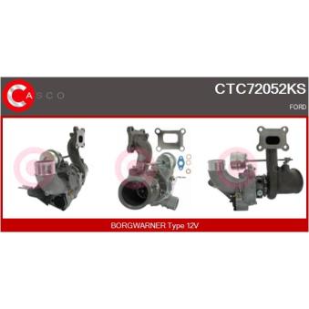 Turbocompresseur, suralimentation CASCO [CTC72052KS]