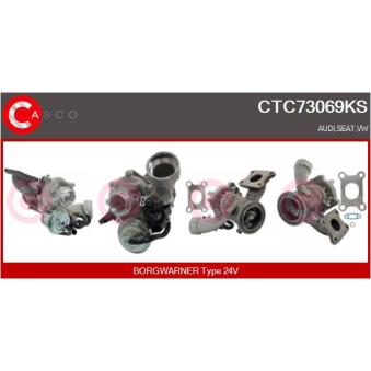 Turbocompresseur, suralimentation CASCO [CTC73069KS]