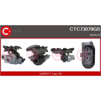 Turbocompresseur, suralimentation CASCO [CTC73079GS]