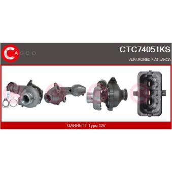 Turbocompresseur, suralimentation CASCO [CTC74051KS]